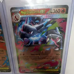 Pokemon TCG Mega Lucario EX & Mega Charizard X EX Holo Cards Lot of 2 English - Image 2