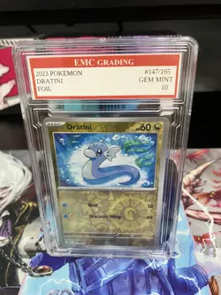DRATINI 2023 FOIL Holo #147/165 Pokemon Card GRADED 10 TCG CCG - Image 1