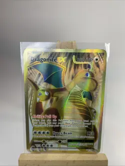 Pokemon Dragonite EX Full Art Ultra Rare Holo Card 106/108 - Image 1