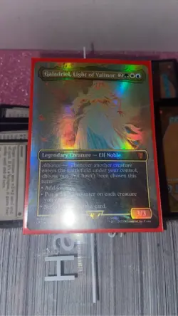 Galadriel, Light of Valinor Foil Borderless Card Magic the Gathering LOTR - Image 2