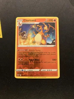 Charizard 025/185 NM -Reverse Holo Rare Pokemon Card- Vivid Voltage (5c) - Image 1