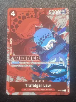 Trafalgar Law P-017 Winner Tournament Pack Volume 7 - One Piece Card Game - Image 1