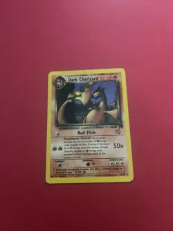 Pokemon TCG Dark Charizard 21/82 Base Set Non-Holo Rare Card LP - Image 1