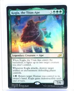 1x MTG Kogla, the Titan Ape *FOIL* - Ikoria RARE! NM Mint! Ships Fast - Image 1