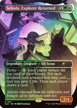 MTG - Selvala, Explorer Returned - Borderless Foil - Secret Lair - Magic - Image 1