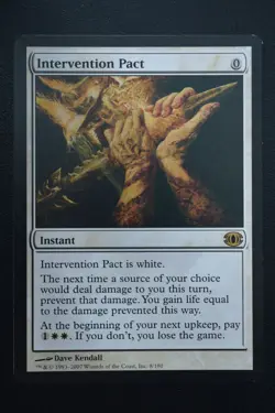 Magic The Gathering MTG INTERVENTION PACT Future Sight LP Lightly Played - Image 1