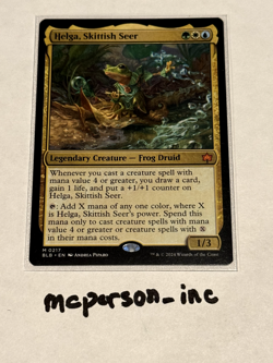 Helga, Skittish Seer Bloomburrow Regular - Image 1