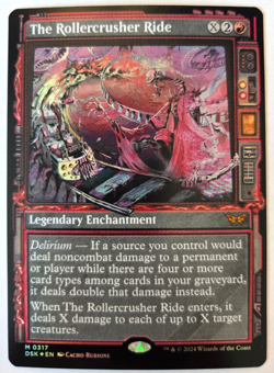 The Rollercrusher Ride (Showcase FOIL) 317 NM MTG Duskmourn Magic - Image 1
