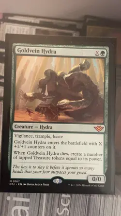 Goldvein Hydra Outlaws of Thunder Junction MYTHIC Magic The Gathering - Image 1