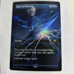 Flare Of Denial Borderless Foil MH3 MTG Magic The Gathering - Image 1