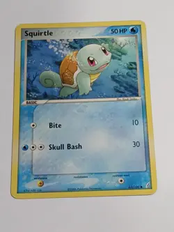 Pokemon Squirtle 63/100 Crystal Guardians Regular - Image 1