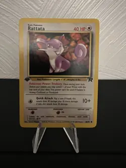 Pokemon Team Rocket 1st Edition Rattata 66/82. - GREAT CONDITION - Image 1