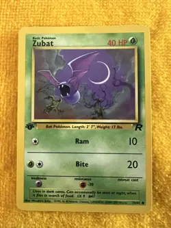Pokemon Zubat Team Rocket 1st Edition 70 - GREAT CONDITION - Image 3