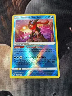 Radiant Greninja Holo 46/189 Pokemon SWSH: Astral Radiance - NM - Image 1