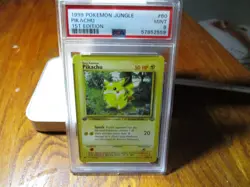 JUNGLE PIKACHU, 1ST EDITION, PSA 9, 60/64, POKEMON 1999 JUNGLE SET - Image 2