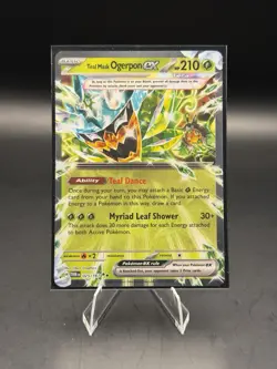 Teal Mask Ogerpon ex 25/167 Double Rare Pokemon TCG SV06: Twilight Masquerade NM - Image 1