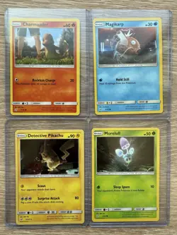 Pokemon Detective Pikachu Holos Sun And Moon - Pack Fresh NM - Image 1