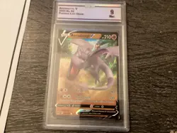 Pokemon Lot Graded Aerodactyl V Mint 9 with packs, holos, and mystery bag - Image 1