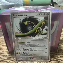 Pokemon TCG Rayquaza EX 039 Ultra Rare Holo Black Star Promo 2006 - Image 1