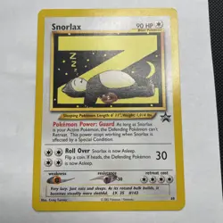 Vintage Pokemon TCG Snorlax #49 WOTC Black Star Promo!! - Image 1
