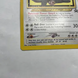 Vintage Pokemon TCG Snorlax #49 WOTC Black Star Promo!! - Image 2