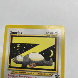 Vintage Pokemon TCG Snorlax #49 WOTC Black Star Promo!! - Image 4
