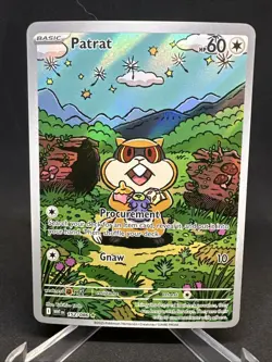 Pokemon TCG Patrat 152/086 Scarlet Violet White Flare Full Art Illustration Rare - Image 2