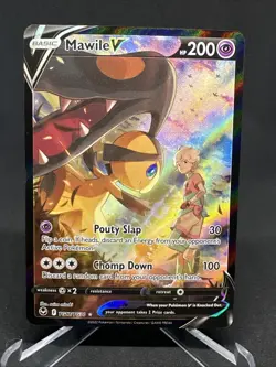Mawile V TG17/TG30 Holo Ultra Rare Silver Tempest Trainer Gallery 2022 Pokemon - Image 2