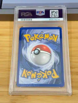 2006 Pokemon Ex Holon Phantoms 20 Blaziken Rev. Foil PSA 8 NM-MT reverse - Image 4