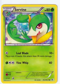 2013 POKEMON 3 Legendary Treasures RADIANT Collection-SEPERPERIOR+SERVINE+SNIVY - Image 3