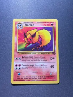 Pokemon TCG Flareon Jungle 19/64 Regular 1999-2000 Wizards Base Set - Image 1