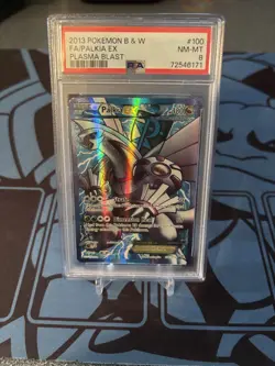 Pokemon PSA 8 Palkia Ex Team Plasma 100/101 Holo Full Art Ultra Rare Mint - Image 1