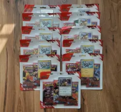 Pokemon Destined Rivals 3 Pack Blister Lot Of 11 Zebstrika Kangaskhan - Image 1