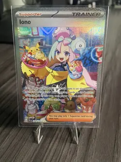 Iono 269/193 Sv02: Paldea Evolved Special Illustration Rare, Pokemon TCG, NM. - Image 2
