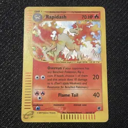Rapidash 026/165 Expedition Base Set Holo Pokemon TCG MP - Image 1
