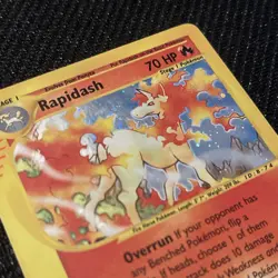 Rapidash 026/165 Expedition Base Set Holo Pokemon TCG MP - Image 3