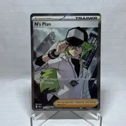 Pokemon TCG N's Plan 163/086 Black Bolt NM/M - Image 1