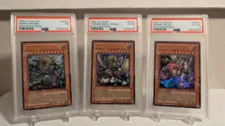 2004 YU-GI-OH! Exclusive Pack Set: SPHINX TELEIA, ANDRO SPHINX, GREAT SPHINX PSA - Image 1