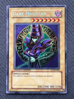 Yugioh Dark Magician Limited Edition Secret Rare FL1-EN002 LP/NM - Image 1