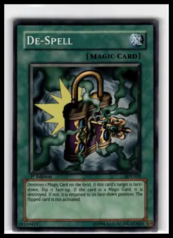 1st Edition Starter Deck: Yugi #SDY-029 De-Spell - Image 1