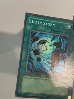 Heavy Storm 1st Edition MRD-142 Super Rare - DAMAGE - Yugioh Metal Raiders - Image 3