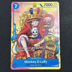Monkey.D.Luffy (2nd Anniversary Stamped Promo) P-043 - One Piece TCG - English - Image 1