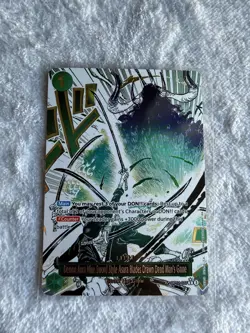 Demon Aura Nine Sword Style Asura Blades Drawn Dead Man's Game Alt Art OP12-037 - Image 1