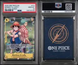 2025 ONE PIECE PROMOS #111 MONKEY D. LUFFY SET SAIL EVENT PSA 10 - Image 3