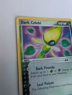 Pokemon Dark Celebi Holo Rare Card 4/101 2004 EX Hidden Legends - Image 4