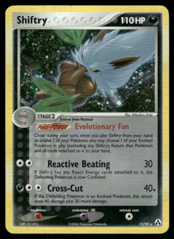Pokemon Cards Shiftry 12/92 Legend Maker Holo Rare LP - Image 1