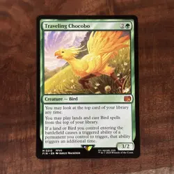 Traveling Chocobo M 0210 Regular Final Fantasy Magic the Gathering MTG Card NM - Image 1