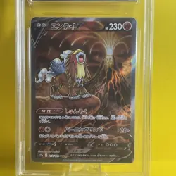 Entei v S12a 213/172 Japanese TCG Card, VSTAR Universe Pokemon Graded APH 10 - Image 2