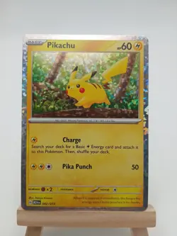 Pikachu 002/015 - McDonald's 2024 Promo - Holo LP Pokemon Card - Image 1