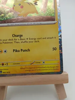 Pikachu 002/015 - McDonald's 2024 Promo - Holo LP Pokemon Card - Image 4